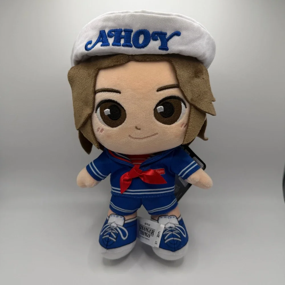 Stranger Things Plush Set Eleven Dustin Steve Scoops Ahoy‎ 8 Inch Embroidery NWT